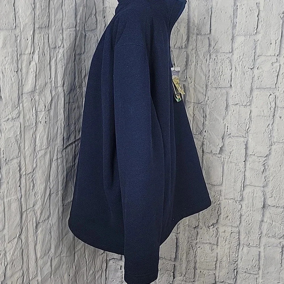 ORVIS Men's Fleece Lined Quarter Zip Pullover Blue XL/EG NWT‎ - Picture 4 of 9